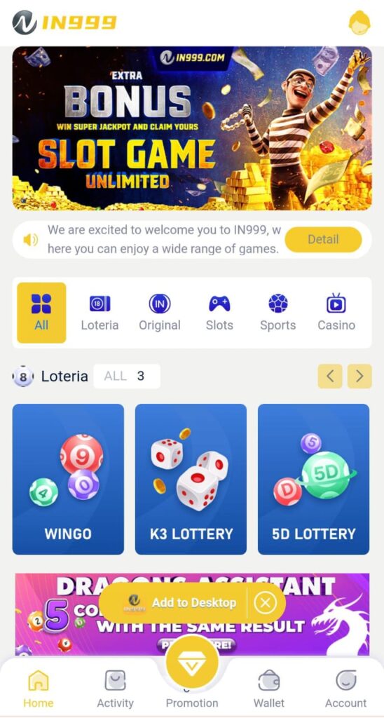 IN999 Login